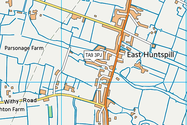 TA9 3PJ map - OS VectorMap District (Ordnance Survey)