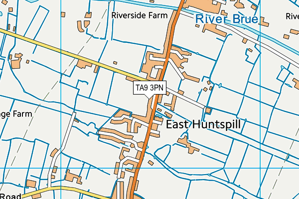 TA9 3PN map - OS VectorMap District (Ordnance Survey)