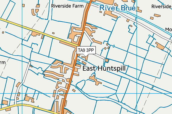 TA9 3PP map - OS VectorMap District (Ordnance Survey)