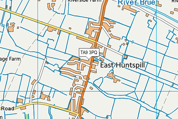 TA9 3PQ map - OS VectorMap District (Ordnance Survey)