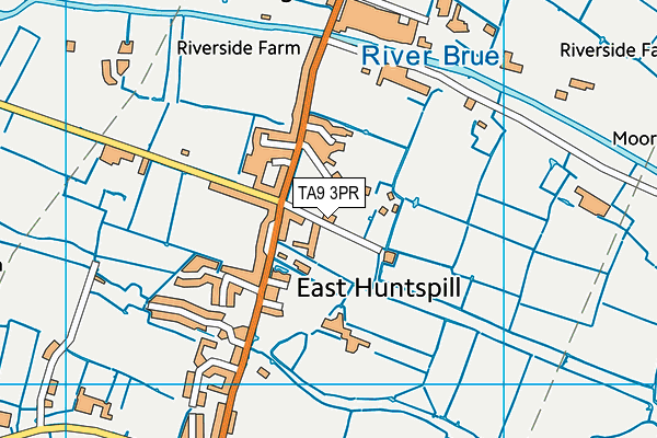 TA9 3PR map - OS VectorMap District (Ordnance Survey)