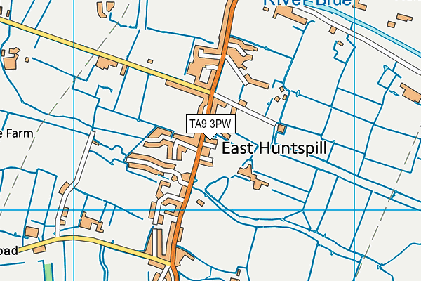 TA9 3PW map - OS VectorMap District (Ordnance Survey)