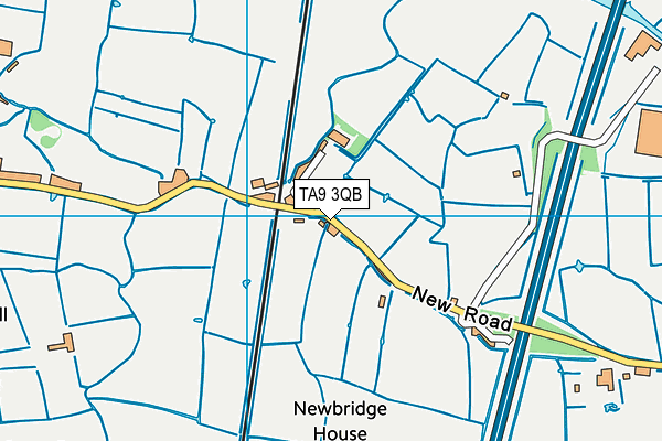 TA9 3QB map - OS VectorMap District (Ordnance Survey)