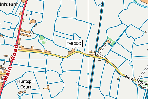 The War Memorial Ground map (TA9 3QD) - OS VectorMap District (Ordnance Survey)