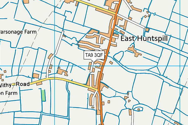 TA9 3QF map - OS VectorMap District (Ordnance Survey)