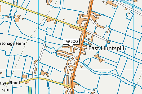 TA9 3QQ map - OS VectorMap District (Ordnance Survey)