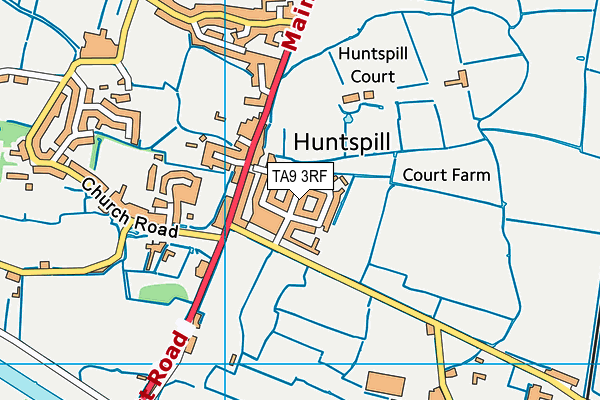 TA9 3RF map - OS VectorMap District (Ordnance Survey)