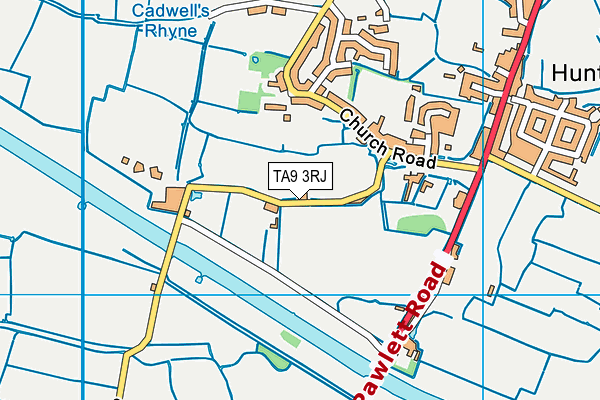 TA9 3RJ map - OS VectorMap District (Ordnance Survey)