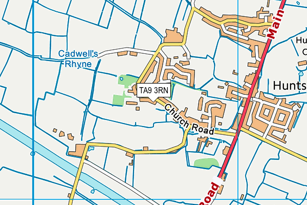Balliol Hall map (TA9 3RN) - OS VectorMap District (Ordnance Survey)