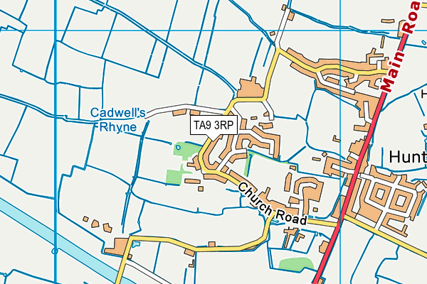 TA9 3RP map - OS VectorMap District (Ordnance Survey)