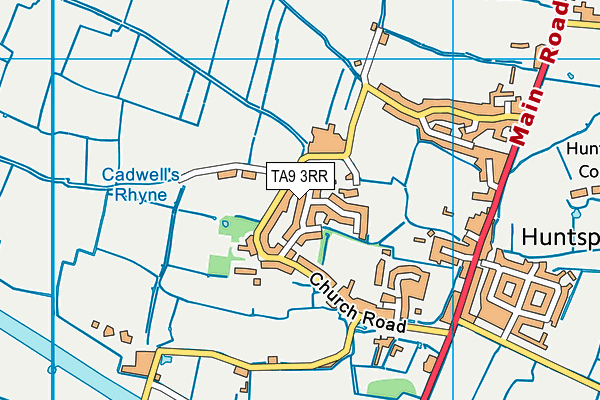 TA9 3RR map - OS VectorMap District (Ordnance Survey)