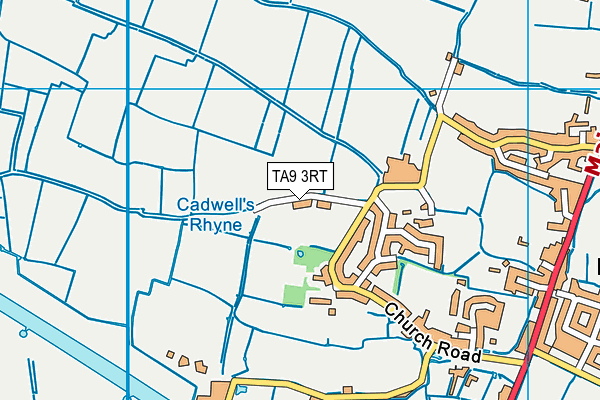 TA9 3RT map - OS VectorMap District (Ordnance Survey)
