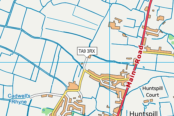 TA9 3RX map - OS VectorMap District (Ordnance Survey)