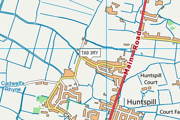 TA9 3RY map - OS VectorMap District (Ordnance Survey)