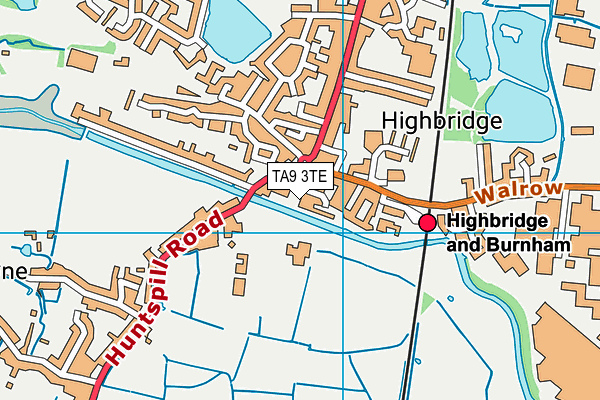 TA9 3TE map - OS VectorMap District (Ordnance Survey)