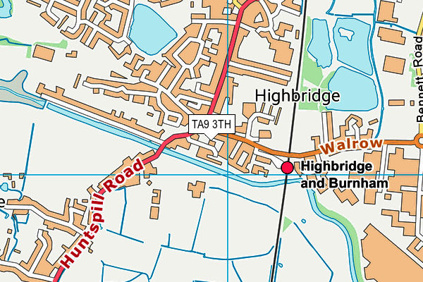 TA9 3TH map - OS VectorMap District (Ordnance Survey)