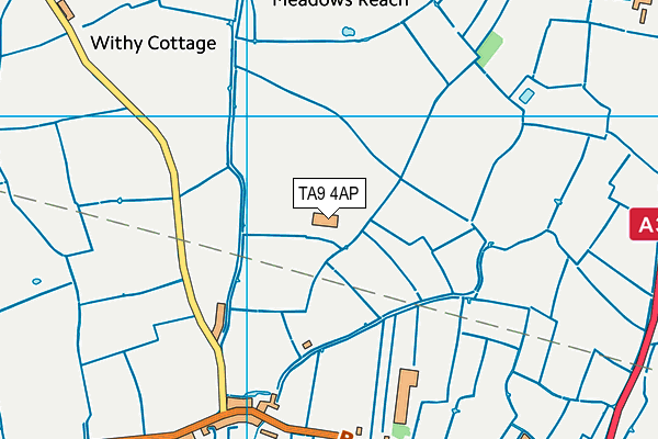 TA9 4AP map - OS VectorMap District (Ordnance Survey)