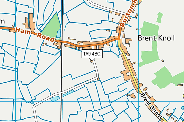 TA9 4BQ map - OS VectorMap District (Ordnance Survey)
