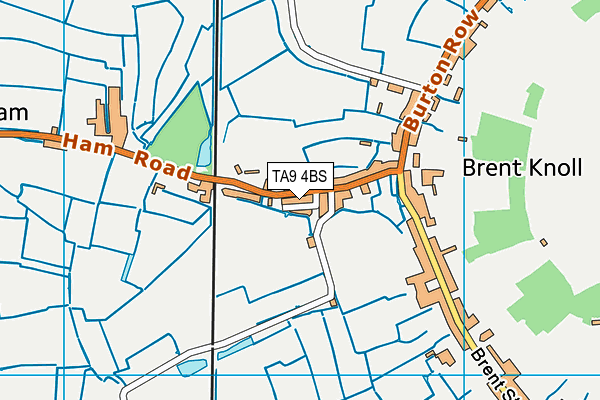 TA9 4BS map - OS VectorMap District (Ordnance Survey)