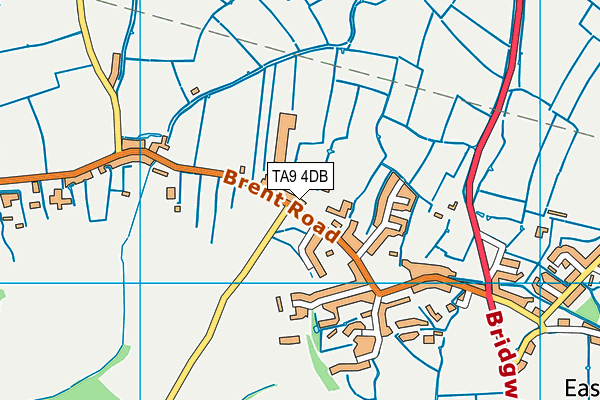 TA9 4DB map - OS VectorMap District (Ordnance Survey)