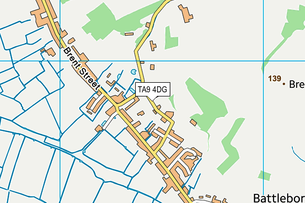 TA9 4DG map - OS VectorMap District (Ordnance Survey)