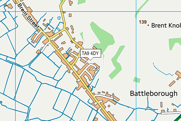 TA9 4DY map - OS VectorMap District (Ordnance Survey)
