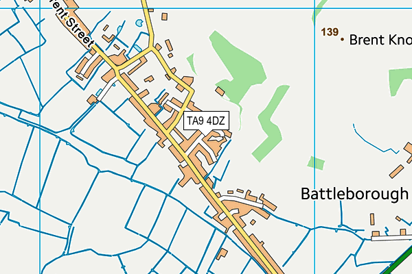 TA9 4DZ map - OS VectorMap District (Ordnance Survey)