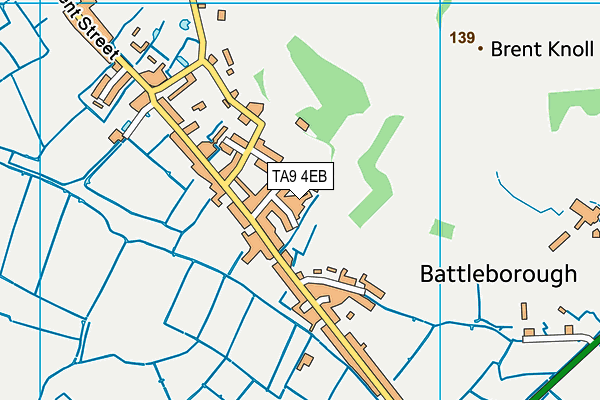 TA9 4EB map - OS VectorMap District (Ordnance Survey)