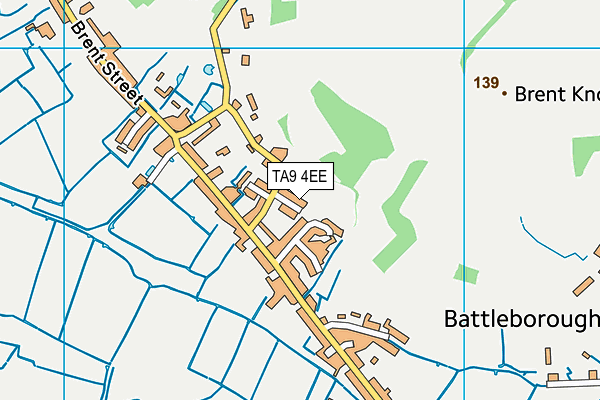 TA9 4EE map - OS VectorMap District (Ordnance Survey)