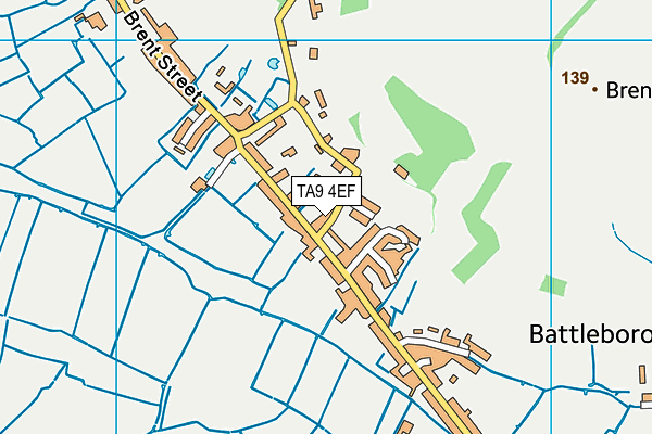 TA9 4EF map - OS VectorMap District (Ordnance Survey)