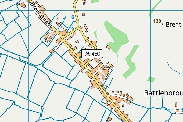 TA9 4EG map - OS VectorMap District (Ordnance Survey)