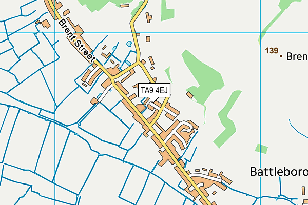 TA9 4EJ map - OS VectorMap District (Ordnance Survey)