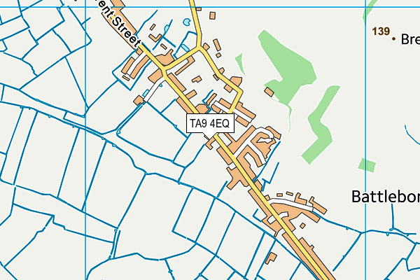 Brent Knoll Church of England Primary School map (TA9 4EQ) - OS VectorMap District (Ordnance Survey)