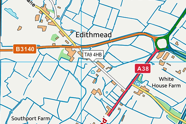 TA9 4HB map - OS VectorMap District (Ordnance Survey)