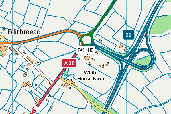 TA9 4HE map - OS VectorMap District (Ordnance Survey)