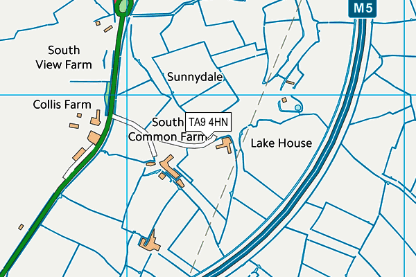 TA9 4HN map - OS VectorMap District (Ordnance Survey)