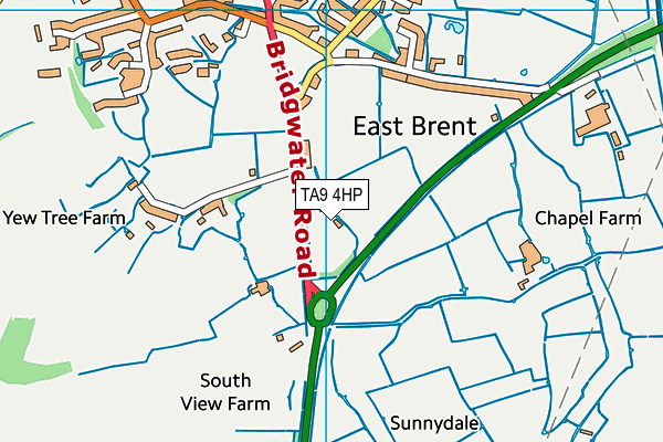 TA9 4HP map - OS VectorMap District (Ordnance Survey)