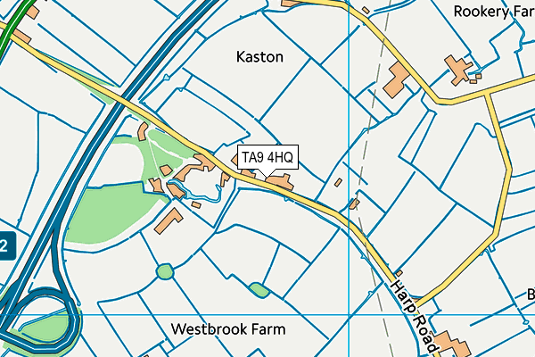 TA9 4HQ map - OS VectorMap District (Ordnance Survey)
