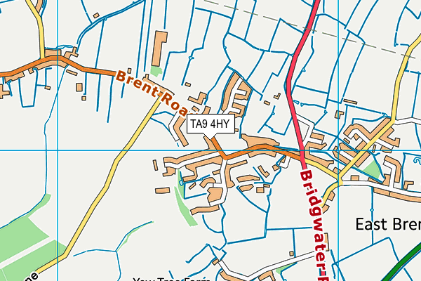 TA9 4HY map - OS VectorMap District (Ordnance Survey)