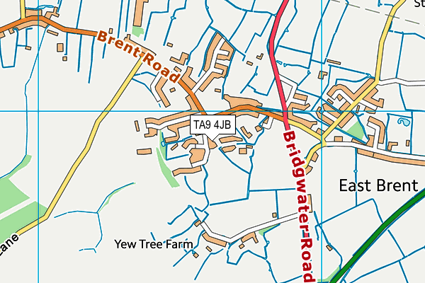 TA9 4JB map - OS VectorMap District (Ordnance Survey)