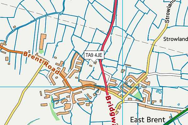 TA9 4JE map - OS VectorMap District (Ordnance Survey)