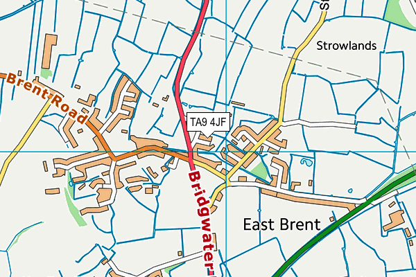 TA9 4JF map - OS VectorMap District (Ordnance Survey)