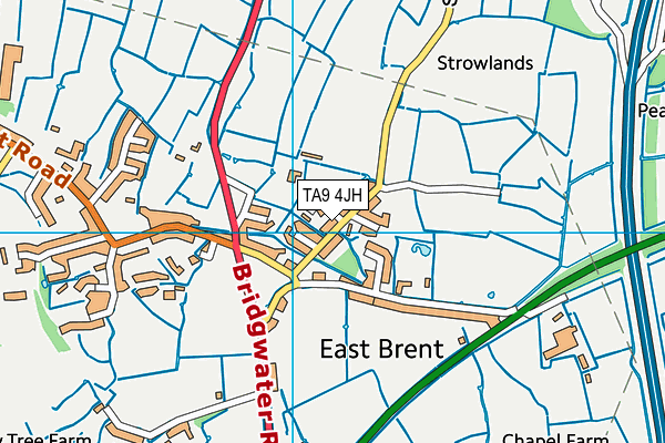 TA9 4JH map - OS VectorMap District (Ordnance Survey)