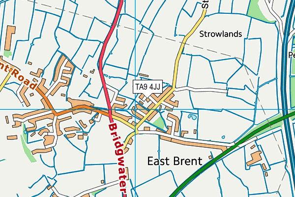 TA9 4JJ map - OS VectorMap District (Ordnance Survey)