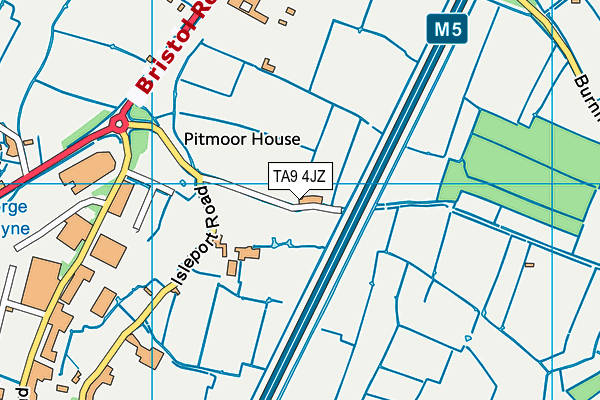 TA9 4JZ map - OS VectorMap District (Ordnance Survey)