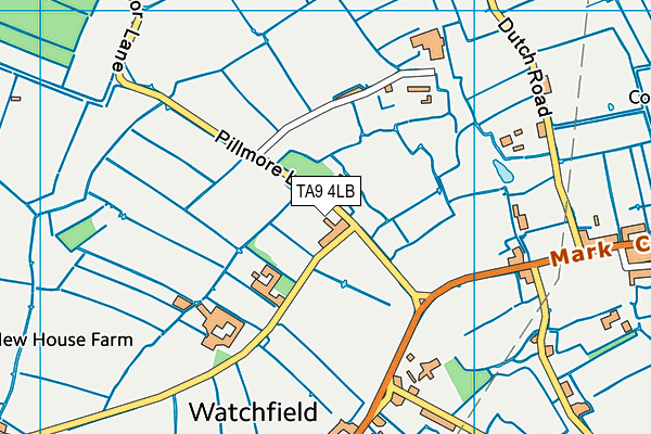 TA9 4LB map - OS VectorMap District (Ordnance Survey)