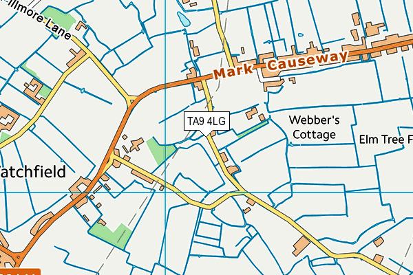 TA9 4LG map - OS VectorMap District (Ordnance Survey)
