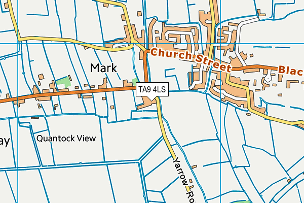 TA9 4LS map - OS VectorMap District (Ordnance Survey)