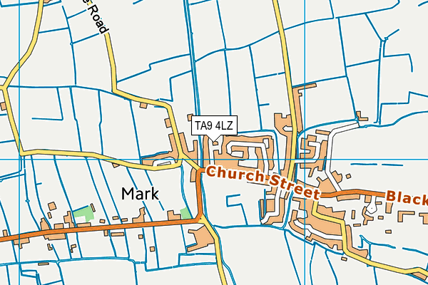 TA9 4LZ map - OS VectorMap District (Ordnance Survey)