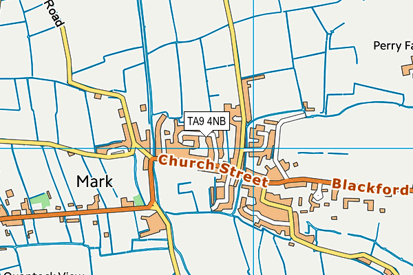 TA9 4NB map - OS VectorMap District (Ordnance Survey)